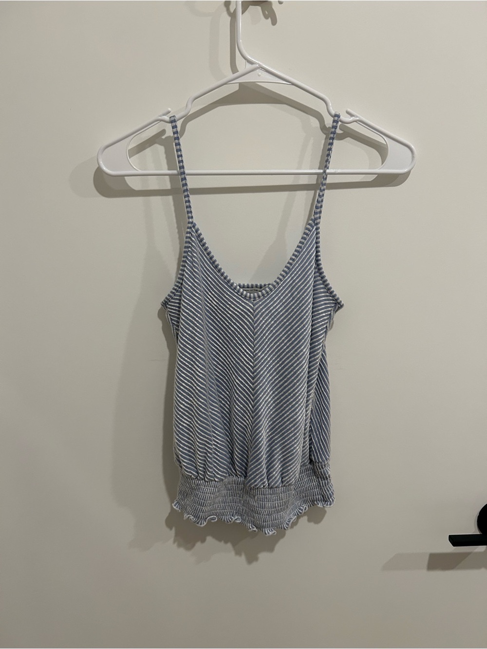 Caution To The Wind Blue & White Striped Camisole
